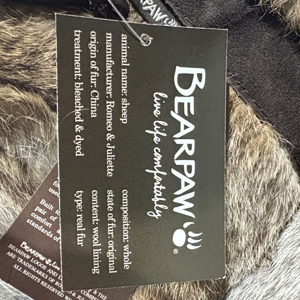 Retro BearPaw Tama Women’s Winter Chocolate Suede and Rabbit Fur Boots - Picture 3 of 9